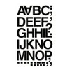 Chartpak Self-Adhesive Vinyl (01040) Capital Letters and Numbers, 1-1/2 Inches