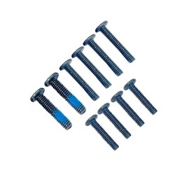 HSSDTECH 10PCS Lower Bottom Screws for Asus X555 X555L X555LA X555LD X555LN X555Q X555QA F555 F555LA F555U K555 K555L W509 W519 VM510 (4long 2Thick 4short) Black Laptop Base Cover Case Screws