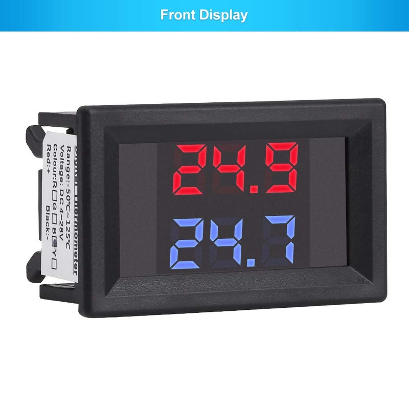 PEMENOL Red + Blue Dual Display Digital Thermometer