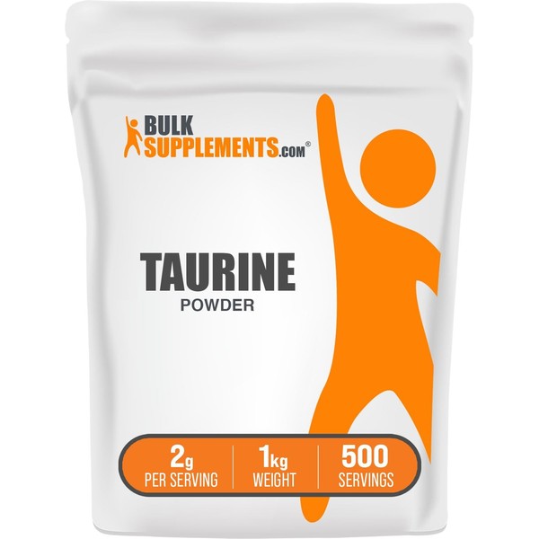BulkSupplements.com Taurine Powder - Taurine Supplement, Amino Acid Supplement for