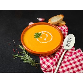 HSSPIRITZ My Peanut Butter Spoon Funny Engraved Stainless Steel,Best Peanut Butter Lovers Spoon Dessert Spoon Moms Dad Boy Girl Kids Birthday Father's Day Christmas Valentine Gifts