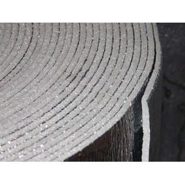 25 Sqft R-8 HVAC Duct Wrap Insulation Reflective 2 Sided Foam Core 12' x 25'