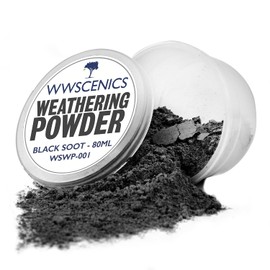 WWScenics | Weathering Powders | Black Soot – WSWP-001-80ml