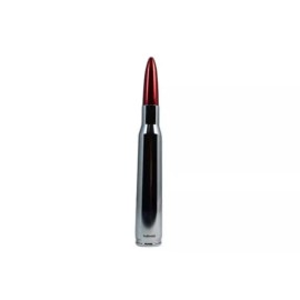 VMS-Racing VMS Red and Chrome Bullet Antenna for Ford Bronco F150 F250 Excursion 5.5 in