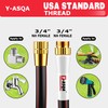 YASQA Heavy Duty Garden Hose 100 ft 5/8 Inch, Contractor's