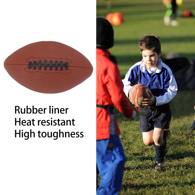 Size 9 Junior Composite Football PU Inflatable Rubber Liner High