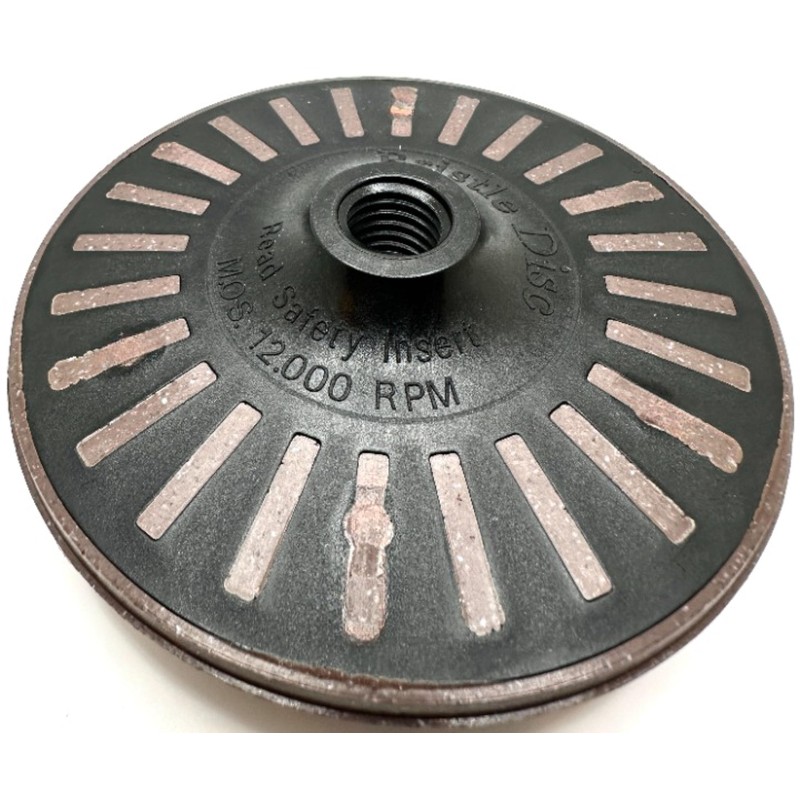 Pro-Graad 4-1/2” x 5/8”-11 36 Grit Brown Bristle Disc |