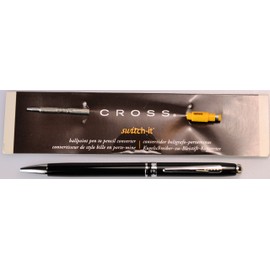 Cross Advantage, Black Lacquer, Ballpoint Pen, with Complimentary Switch It 0.7mm Pencil Converter (AT0482-2)