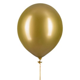 12 Inch Balloons Gold Helium Metallic Balloons Golden Pack of 50 Latex Balloons Diameter 30 cm for Wedding Valentine's Day Birthday Christening Communion Party Decoration