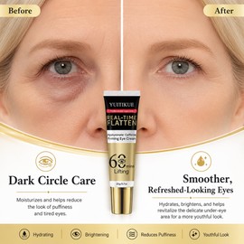 60-Minute Eye Lift Cream for Daily Care – Hyaluronate & Caffeine Moisturizer for Tired-Looking Eyes