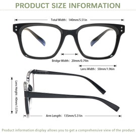 Ronecool 5 Pack Reading Glasses for Women Men Blue Light Blocking Computer Readers With Spring Hinge Suitable for All Occasions (5C, 2, x)