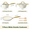 M MELENTA Pots and Pans Set Non Stick, 7 Piece