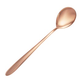 EnerMagiX Copper Spoon, 99% Pure Copper Coffee Spoons, Stirring Spoons, Dinner Spoon,Tea Spoons Long Handle, Ice Tea Spoons, Long Spoons for Stirring, Copper Tableware (One)