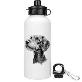 Azeeda 600ml 'Standard Wire-haired Dachshund' Reusable Water/Drinks Bottle (WT00081604)