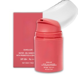 SPF50+ PA++++ Face Moisturiser & Sunscreen SPF50, | Lightweight & Non-Greasy Face Sunscreen for Sensitive Skin Daily Protection with Hyaluronic Acid & Ceramides | Probiotic Formula