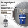 MWEDP Garbage Disposer Unjamming Wrench Compatible with Waste King and