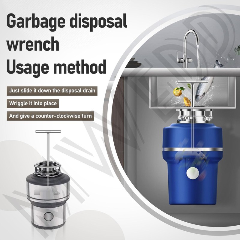 MWEDP Garbage Disposer Unjamming Wrench Compatible with Waste King and