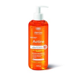 Darrow Actine Gel Limpiador Facial Dermatológico con Vitamina C y acido salicilico, para Piel Grasa y con Tendencia Acneica, Elimina el Brillo del... 