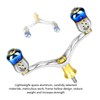 Spinning Double Reel Handle Aluminum Alloy Fishing Rocker Handle DIY
