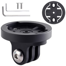 YeahBoom Bicycle Camera Mount, Holder for Bicycle Computer, Universal Adapter, Camera Mount Bicycle Light Holder, Hole Spacing 22-24 mm, Bicycle Combination Mount, Bicycle Computer Mount