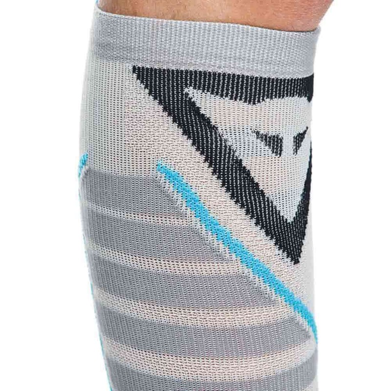 Dainese Unisex Dry Long Motorcycle Socks Long Summer, Black/blue