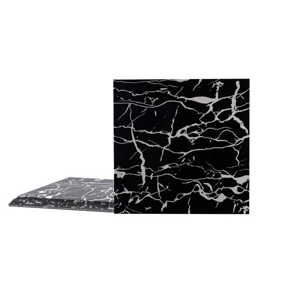 Adrmpest Marble Backsplash Peel and Stick Tile, Pack of 10,