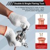 Clatoon Brake Line Double & Single Flaring Tool Kit with