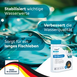 OASE 43149 AquaActiv OptiPond Teichstabilisierer 500 ml - ganzjährig einsetzbarer Wasserstabilisator zur Aufbereitung von Teichwasser im Gartenteich Fischteich Koiteich Schwimmteich