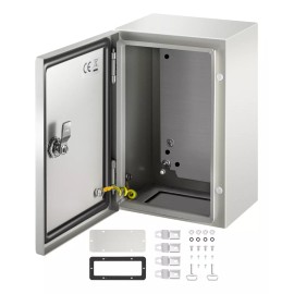 Vevor Gabinete Eléctrica De Acero Al Carbono De 30x20x15cm