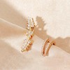 Aonklot Leaf Ear Cuff Earrings for Women - Non Piercing
