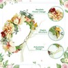 BUENTYA Flower Wreath Wedding Flower Crown Hair Wreath Flowers Hair