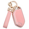 JAMCARI for kia Key Fob Cover - 5 Button Soft