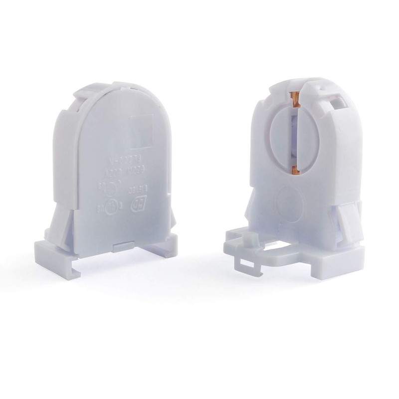 E-outstanding T8 Lamp Holder 12PCS T8 Non-Shunted Turn Type UL