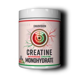 Ekkovision Creatine Monohydrate Powder, Micronized, Cherry Limeade, Pre Workout & Post Workout Supplement for Men & Women, Energy Support, Easy to Mix in Shakes, Smoothies & Beverages, 100 Servings