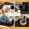 Meiliweser-Coffee Mat Silicone Drying Mat Hide Stains Suitable for Kitchen