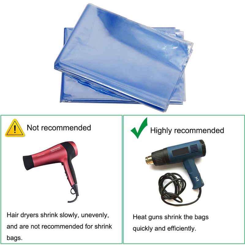 LazyMe Basket Cellophane Shrink Bags, 24x30 inch, Shrink Wrap Bags Large,
