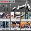 BAALA 520 PCS Non Insulated Butt Connectors Kit,26-8 Gauge Butt
