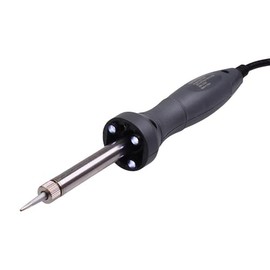 40W Soldering Iron with LED Light Ergonomic Handle Mica Heater Includes Stand DIY Hobby Engineer UK Plug