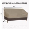 Easy-Going Waterproof Outdoor Couch Cover, Heavy Duty Deep 3-Seater Patio