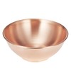 YOIHOJET 8''Pure Copper Bowl, 99.99% Copper Bowl for Kitchen, Copper