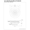 Kingston Brass K212AC Tacoma Spin and Seal Sink Basket Strainer,