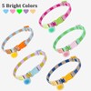Soft Elastic Cat Collar Cute Breakaway Kitten Collar with Love