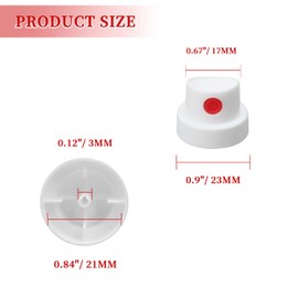Universal Spray Paint Caps for Spray Can Nozzle,Spray Paint Nozzles Caps, Replacement Spray Paint Caps for Graffiti Art Supplies Spray Paint(20 pcs)