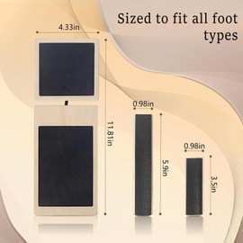 Suuwwn Single Leg Balance Board, Ankle Foot Trainer, Wooden Balance Board, Ankle Stretching for Ankle Stretching, Posture Correction, Prevention of Joint Pain