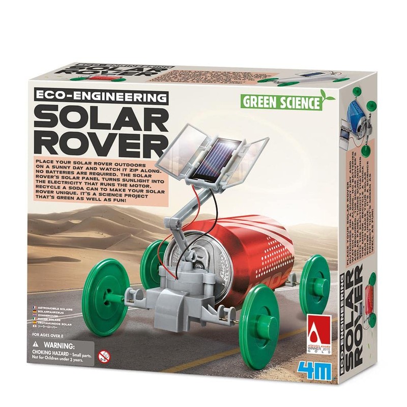4M 00-003286 Rover a Energia Solare, Giocattolo Stem, Giochi Ecologici,
