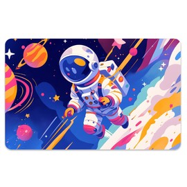 Peacoblue Bank Card Sticker Astronaut and Space Credit Debit Card Custom Skin Cover Protector, 4 Styles Waterproof Scratch-Proof and Attractive Decal for Most Popular EBT Transportation Key Card
