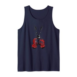Kangaroo with Boxing Gloves Punching Bag Sport Tank Top