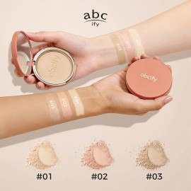 Abcify Base De Maquillaje Polvo Compacto Fijador Matte 24h