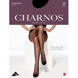 Charnos Women's Elegance 10 Denier Tights Visone Large, Mink