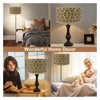 Metal Barrel Lampshade Hollow Exquisite Wrought Iron Lamp Shade with